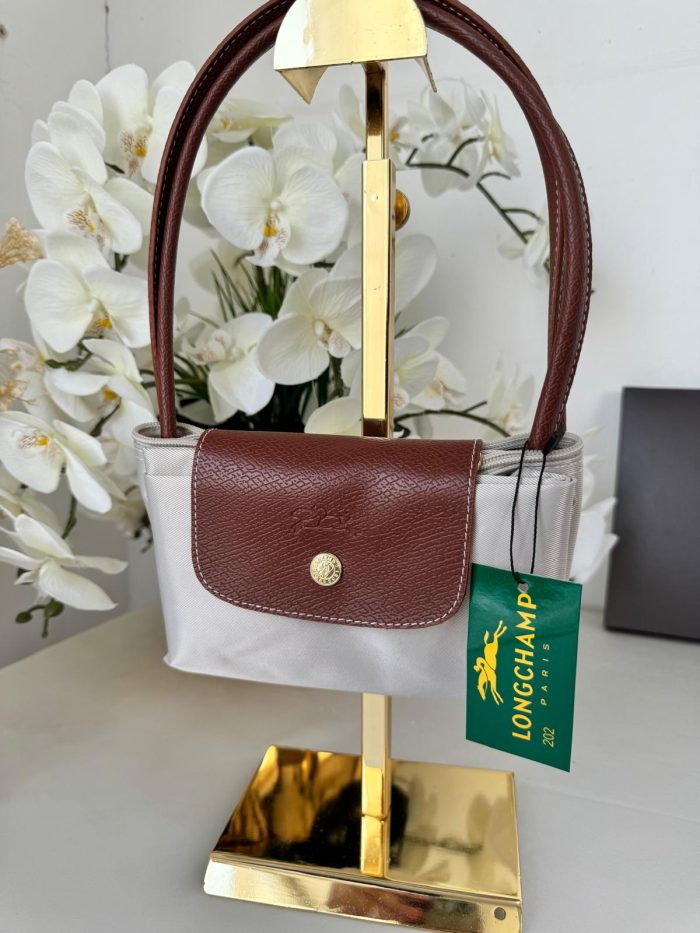 Longchamp Orta Boy Çanta - Bej - Image 2