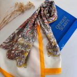 Hermes Etnik Pamuk Soft Şal 61531 - Ekru