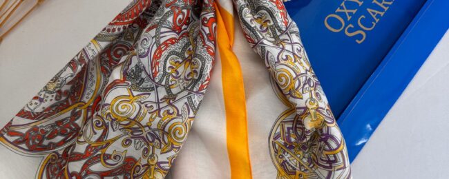 Hermes Etnik Pamuk Soft Şal 61531 - Ekru