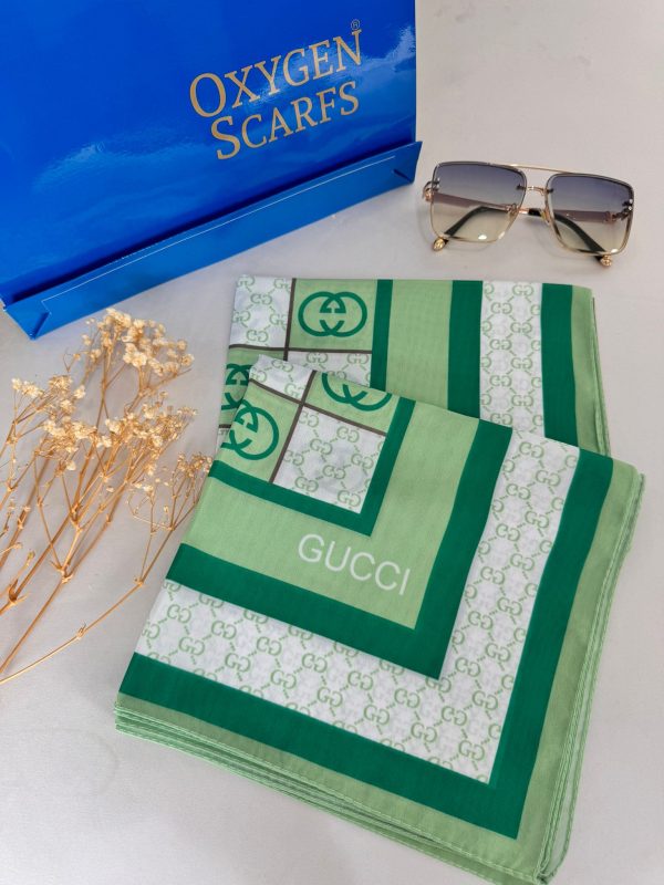 Gucci Krep İpek Eşarp 44125 – Lime