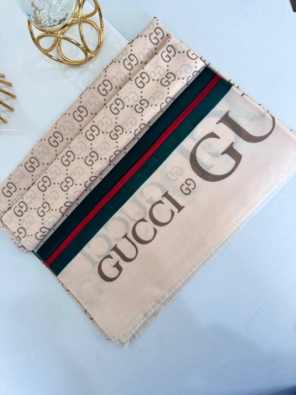 Gucci Pamuk Soft Şal 61571 – Bej