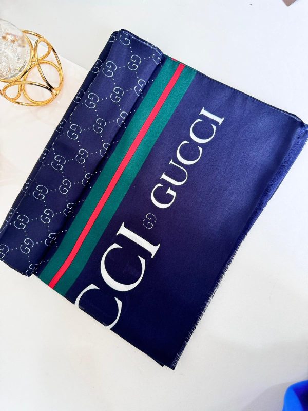 Gucci Pamuk Soft Şal 61571 – Lacivert