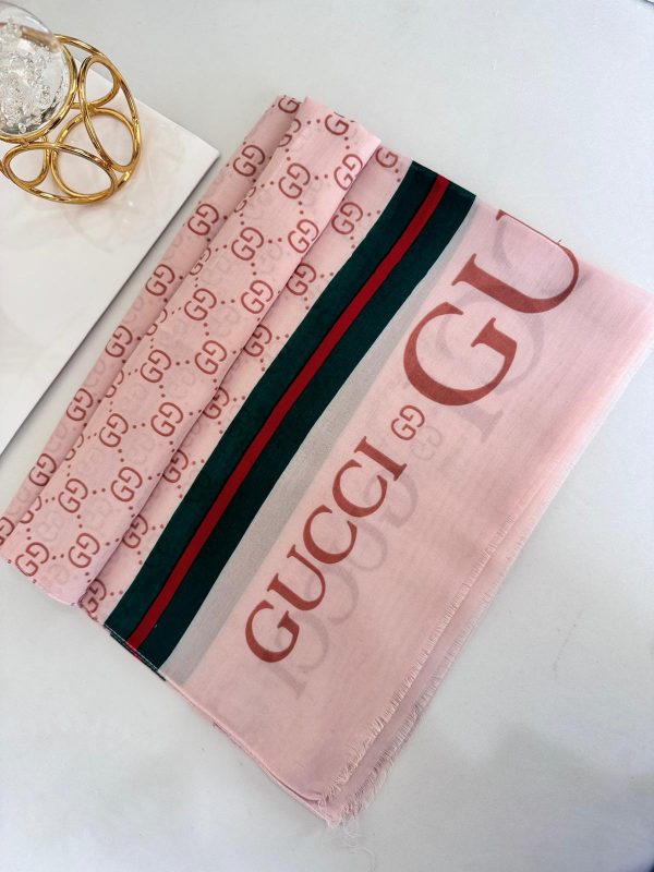 Gucci Pamuk Soft Şal 61571 – Toz Pembe