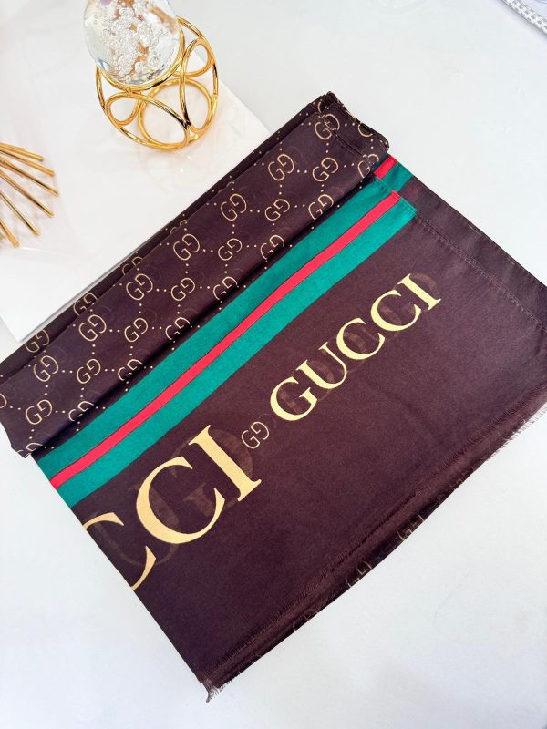 Gucci Pamuk Soft Şal 61571 – Acı Kahve