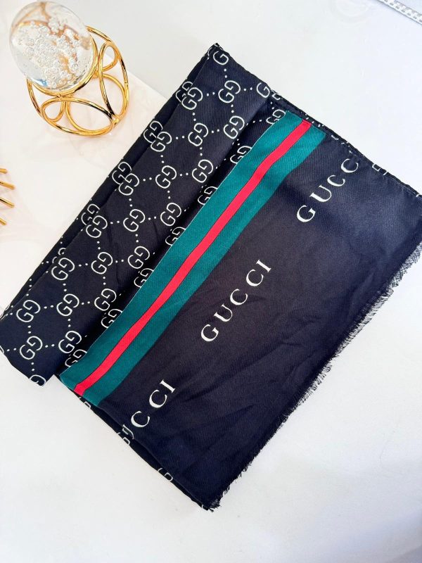 Gucci Pamuk Soft Şal 61571 – Siyah