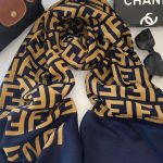 Fendi Pamuk Soft Şal 61572 - Lacivert