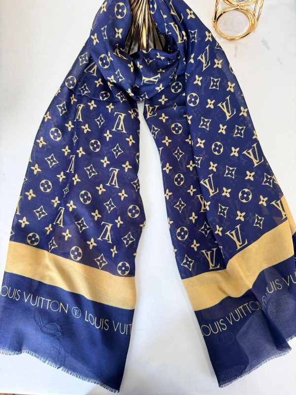Lv Pamuk Soft Şal 61573 – Lacivert