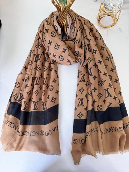 Lv Pamuk Soft Şal 61573 - Camel