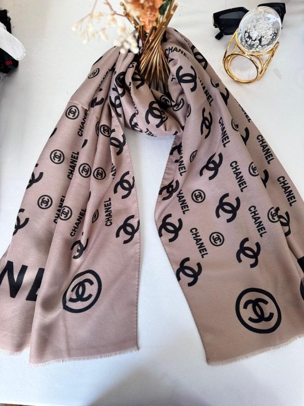 Chanel Pamuk Soft Şal 61574 – Vizon