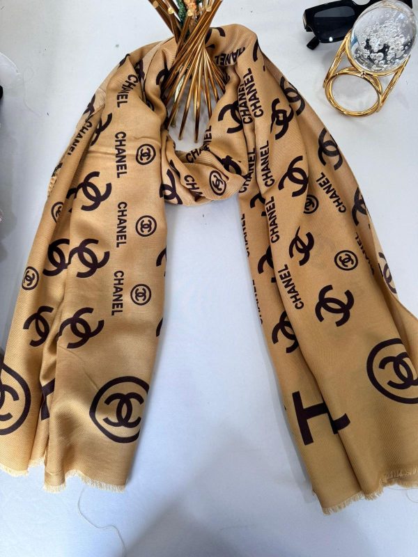 Chanel Pamuk Soft Şal 61574 – Camel