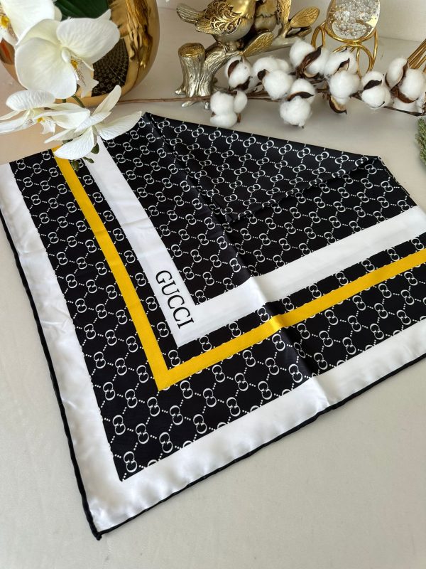 Gucci İpeksi Eşarp 74852 – Siyah