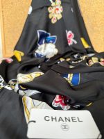 Chanel İthal Vual İpek Şal 014461 - Siyah