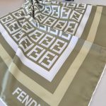 fendi twill eşarp - fıstık