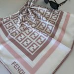 fendi twill eşarp - latte
