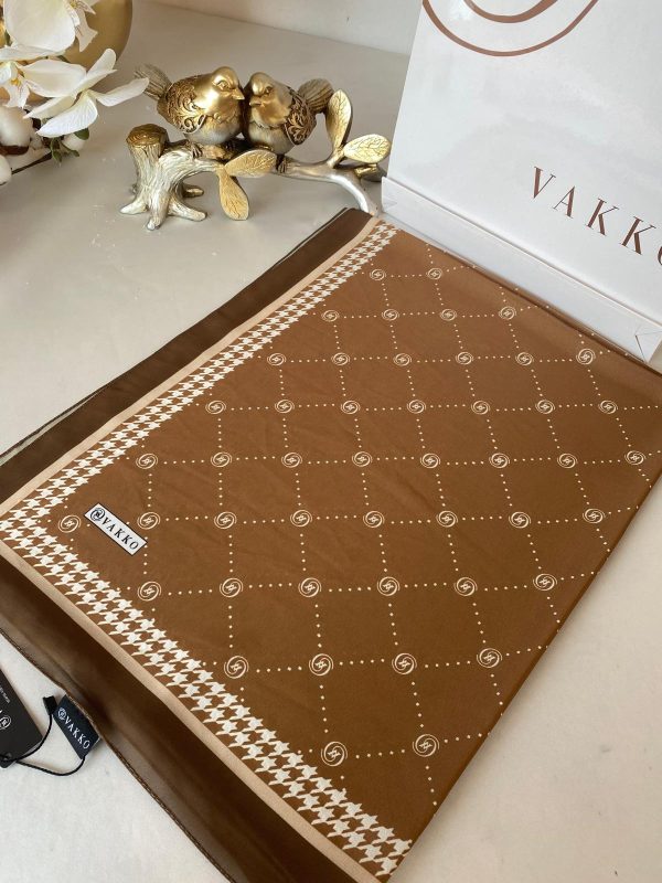 Vakko Nokta Desen İpeksi Şal 83647 – Hardal