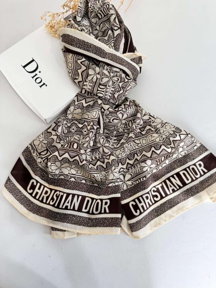 Dior İthal Vual İpek Şal  44983 - Bej