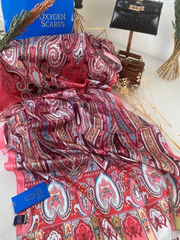 Etro Desen Vual İpek Şal 74839 – Fuşya