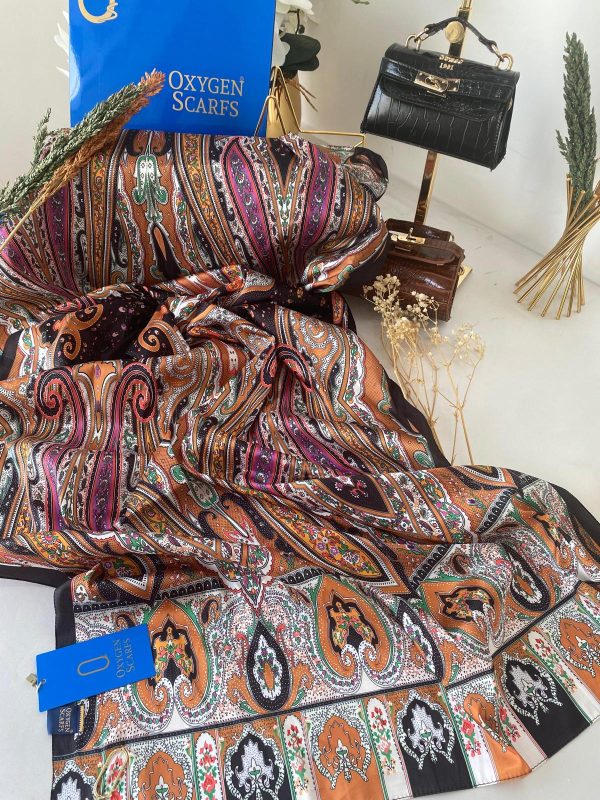 Etro Desen Vual İpek Şal 74839 – Siyah