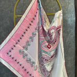 VAKKO ETNİK DESEN EŞARP 78963 - PUDRA