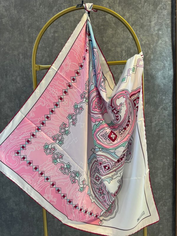 VAKKO ETNİK DESEN EŞARP 78963 – PUDRA