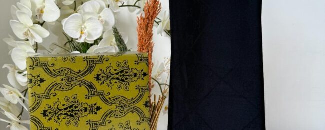 G Desen Pamuk Şal 61440 - Siyah
