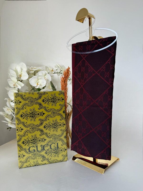 G Desen Pamuk Şal 61440 – Bordo
