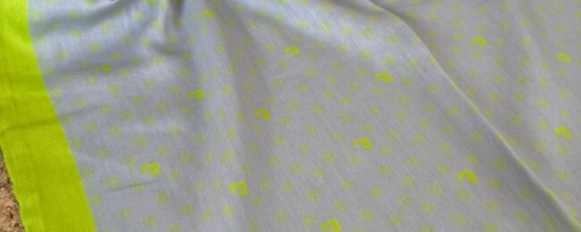 Pier Cardin Monogram Pamuk Soft Eşarp 35671 - Lime