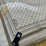 Vakko Desen Pamuk Soft Eşarp - Yağ Yeşili