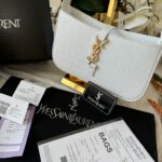 YSL Premium Deri Çanta - Beyaz