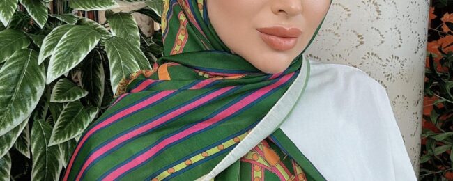 Hermes Kemer Desen Pamuk Soft Şal 61533 - Benetton