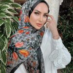 GUCCİ DESEN İTHAL VUAL İPEK ŞAL 15801- FÜME