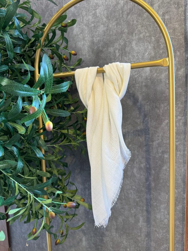 Pamuk Cotton Eşarp 53101 – Kırık Beyaz