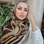 Hermes Zincir Desen Pamuk Soft Şal 61532 - Acı Kahve
