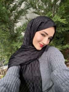 Qoza Desen İpeksi Jakar Şal - Siyah