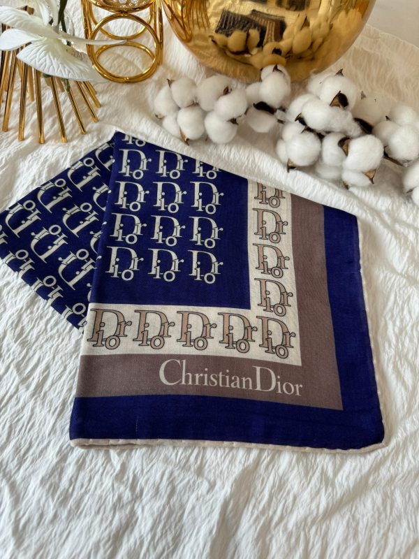 Dior Pamuk Soft Eşarp – Lacivert