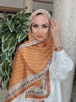 FENDİ DESEN İTHAL VUAL İPEK ŞAL 15801- CAMEL