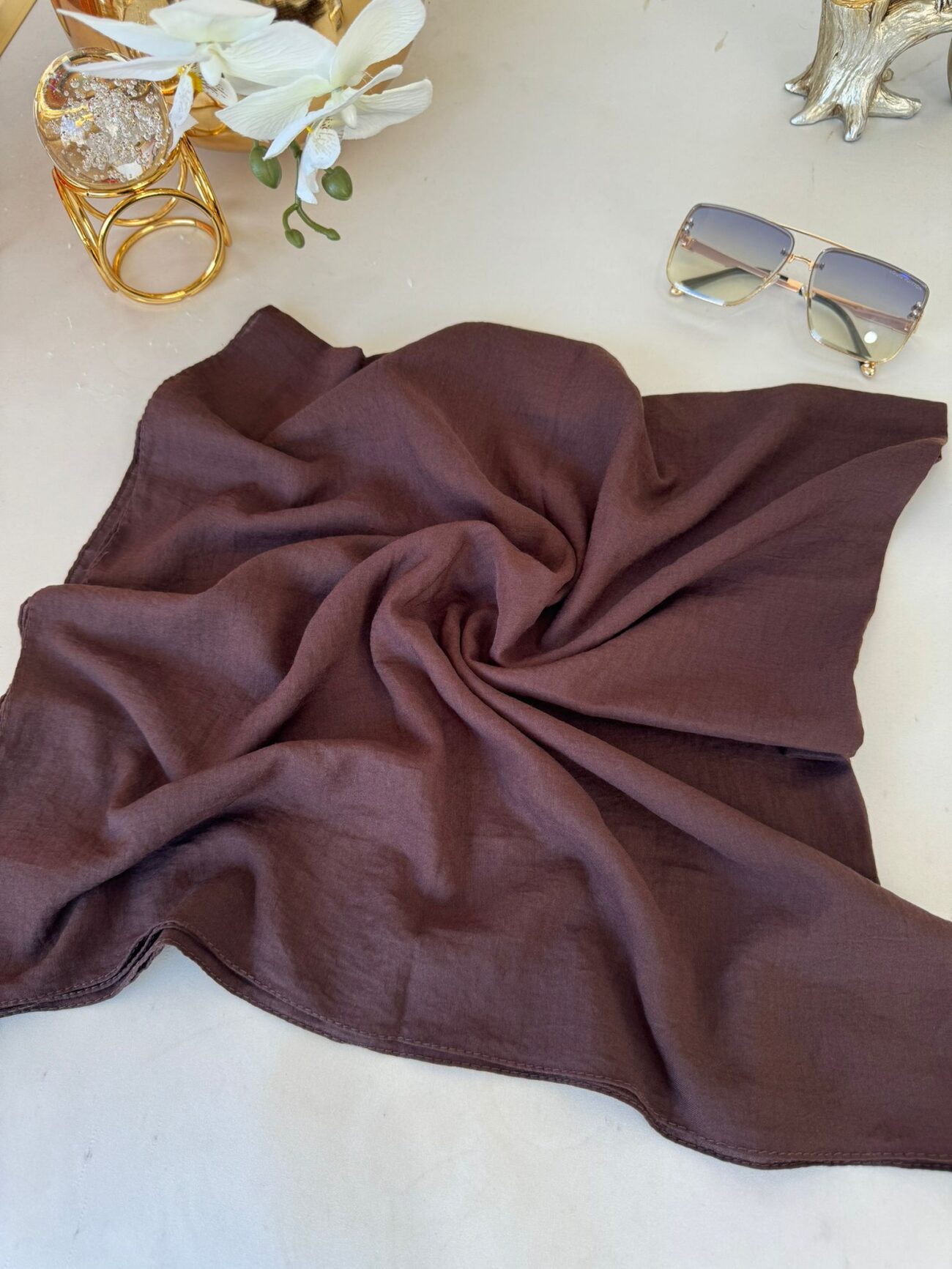 Oxygen His Serisi Eşarp - Acı kahve