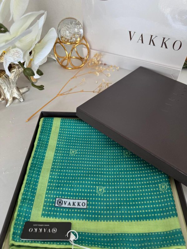 Vakko Puantiye Desen Pamuk Soft Eşarp 26489 – Benetton