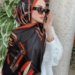 HERMES DESEN İTHAL VUAL İPEK ŞAL 15801- SİYAH