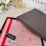Vakko Puantiye Desen Pamuk Soft Eşarp 26489 - Kırmızı