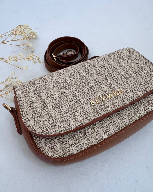 Outlet Beymen Hasır Çanta 19054 – Taba