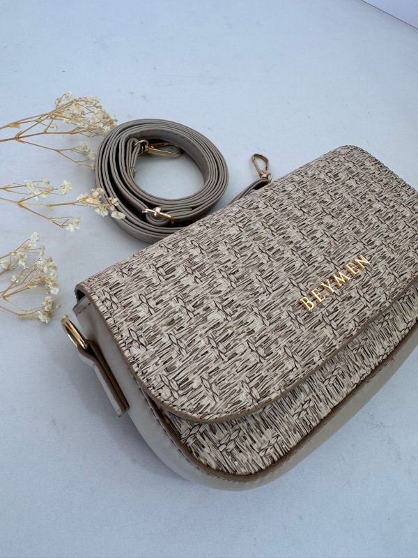 Outlet Beymen Hasır Çanta 19054 – Vizon