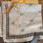 Vakko Nokta Desen Eşarp 87359 - Camel