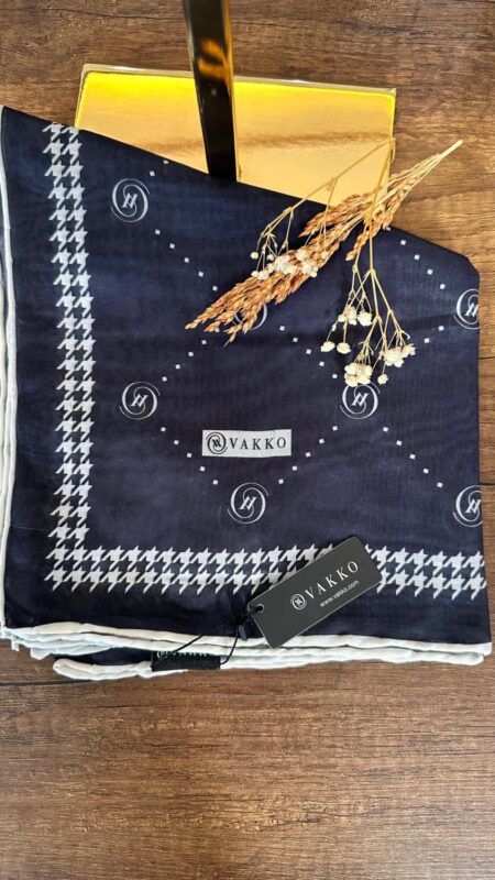 Vakko Nokta Desen Eşarp 87359 – Siyah
