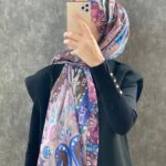 Etro Etnik Desen Pamuk Soft Şal 38630 - Soft Pembe/Saks