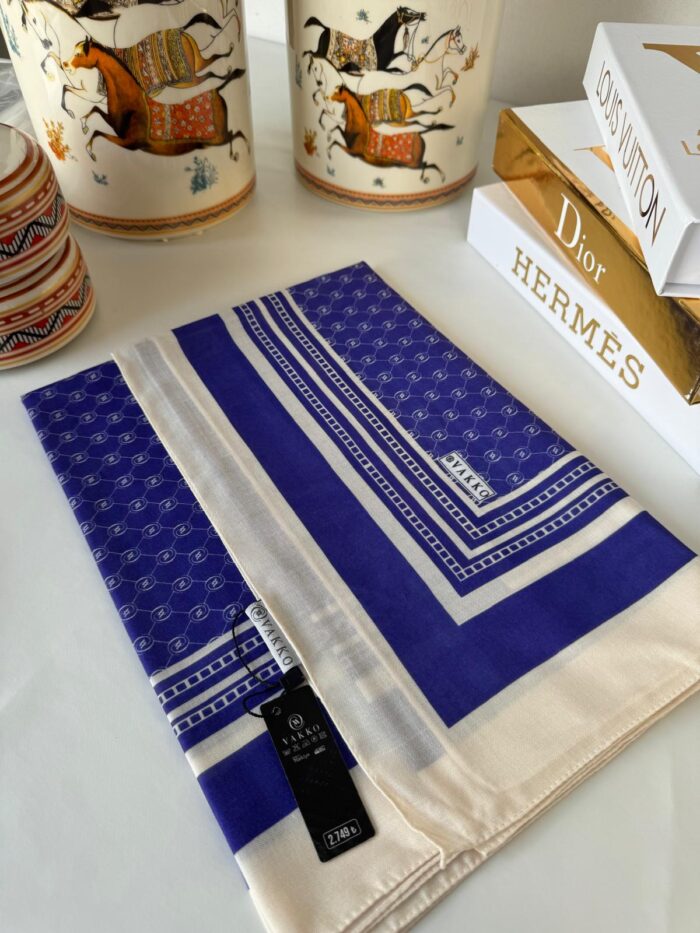 Vakko Pamuk Soft Şal 532 - Saks