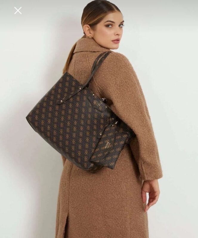 Guess Totebag Çanta 10730 – Acı Kahve