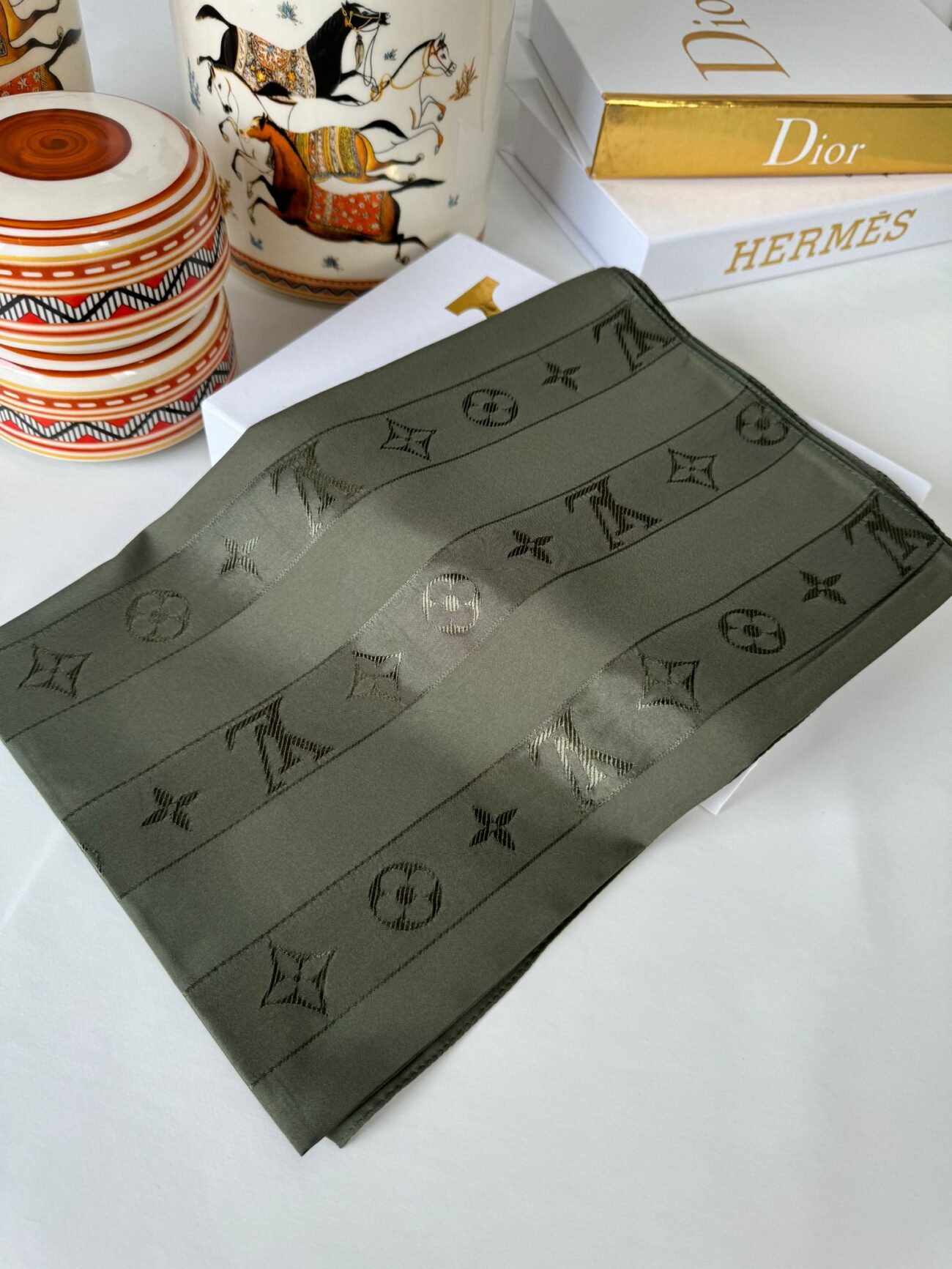 Lv Jakar Şal 44145 - Haki