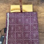 Vakko Kare Desen Pamuk Soft Eşarp 610144 - Bordo