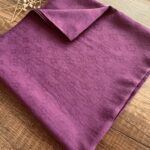 LV Krep Kraş Jakar Eşarp 50971 - Mürdüm